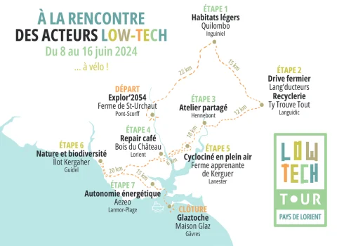 Circuit du low-tech tour à vélo sur le Pays de Lorient